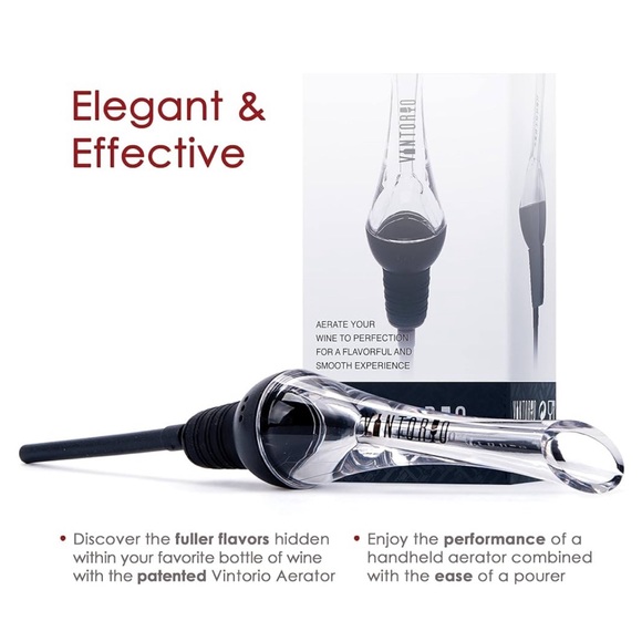 FINAL PRICE! Vintorio Wine Aerator Pourer🍷 BRAND NEW! 1/$16 or 2/$30. - Picture 1 of 10